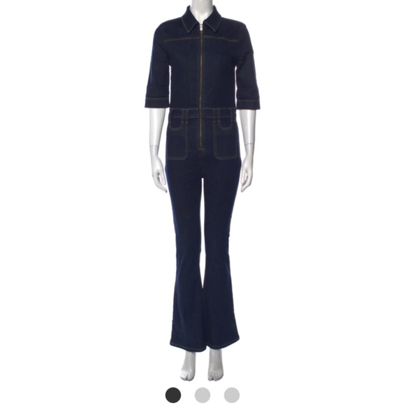 Veronica Beard Jeans Stella Courderoy Jumpsuit, NWT - Picture 4 of 11